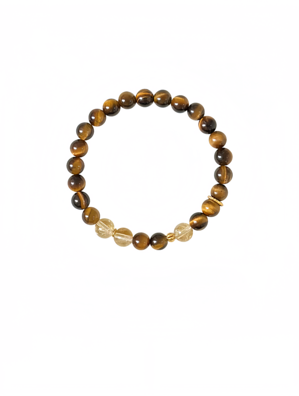 Light of Glory Tiger Eye & Citrine Bracelet