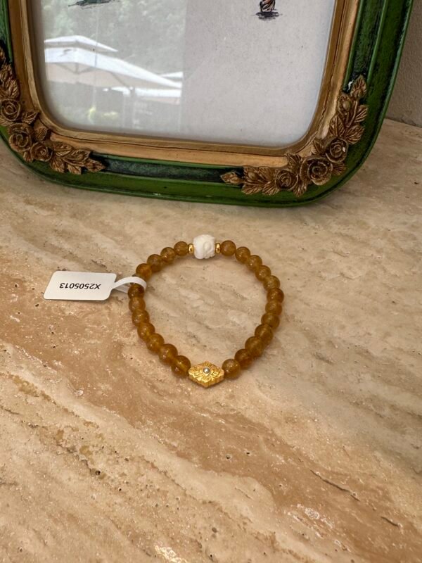 Golden Light Facing the Sun｜Yellow Tourmaline Bracelet for Confidence, Joy & Solar Energy