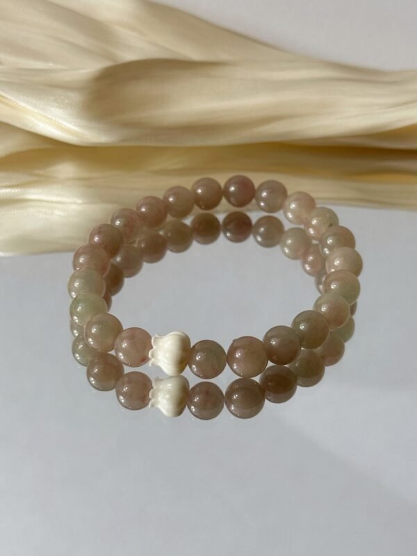 Yanyuan Agate Beaded Bracelet for Bravery, Childlike Wonder & Energetic Grounding