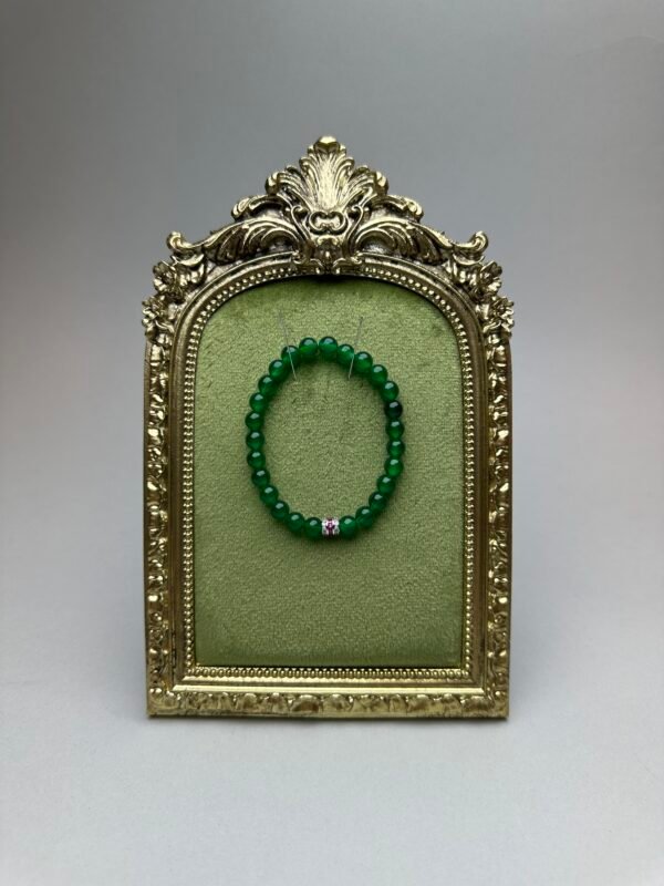 Verdant Whisper｜Green Agate Bracelet for Grounding, Nature Connection & Emotional Harmony