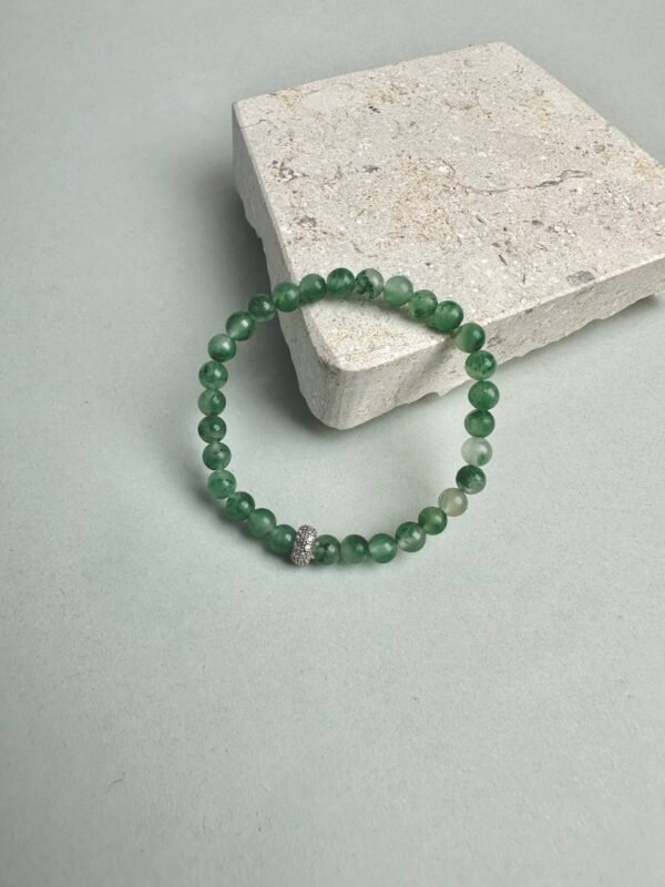 Vital Roots｜African Green Jasper Natural Gemstone Bracelet for Stability, Self-Growth & Energetic Resilience