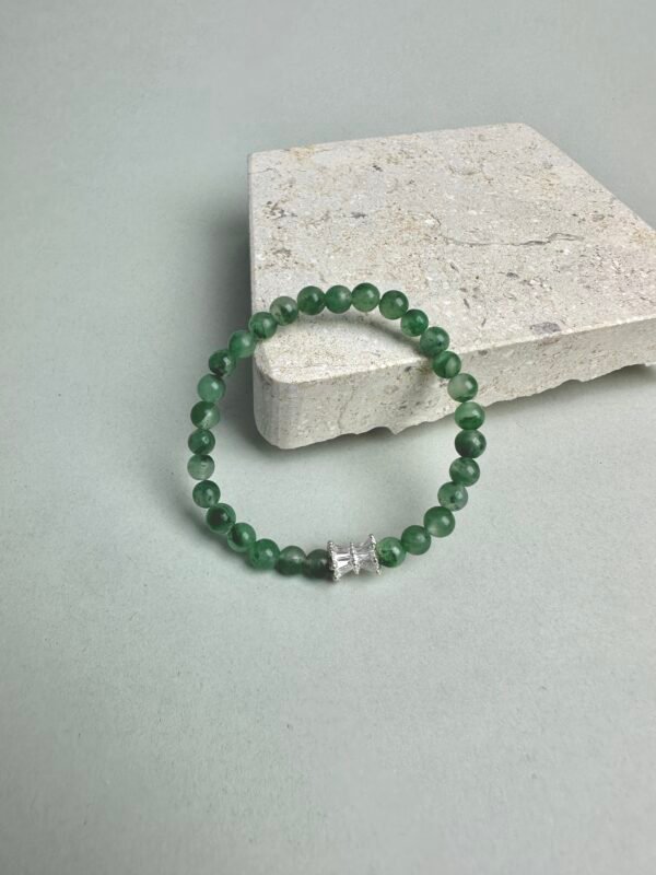 Earth’s Embrace｜African Green Jasper Crystal Healing Bracelet for Balance, Grounding & Aura Strengthening