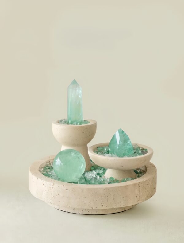 Fluorite Healing Tower | Healing Crystal Point for Clarity & Balance
